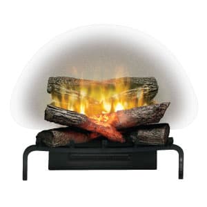 Dimplex Revillusion Electric Fireplace Log Insert - 20 Inch Faux Wooden Logs, Plug in Electric Heater; Remote Control Included - Supplemental Zone Heat | Model #RLG20