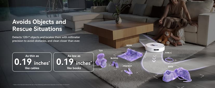 NARWAL Freo Z Ultra Robot Vacuum and Mop Combo, Dual RGB Cameras and Chips, AI Avoidance, 12000Pa Suction, Real-Time Decisions, Adaptive Hot-Water Self Wash & Self Emptying, Pet Hair, Quiet, Grey