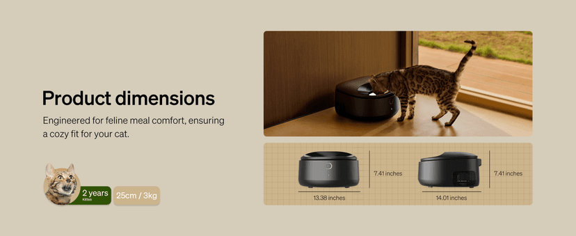 PETLIBRO Automatic Cat Feeder Wet Food with Stainless Steel Bowl, Refrigerated Auto Cat Feeder with Semiconductor Cooling, 3 Fresh Meals for 3 Days, App-Controlled Pet Food Dispenser, Easy to Clean