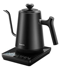 GoveeLife Smart Kettle Temperature Control 1.7L, 1500w WiFi Tea Kettle Electric with LED Indicator Lights, Remotely Control, 2H Keep Warm, 4 Presets Hot Water Boiler for Tea & Coffee & DIY