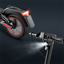 iScooter Electric Scooter for Adults,50/30 Miles Range, 28 MPH Top Speed, 800/750W Motor, 10" Pneumatic Tires, Foldable Dual Shock Absorption Commuting E Scooter with APP & Turn Signals & Storage Bag