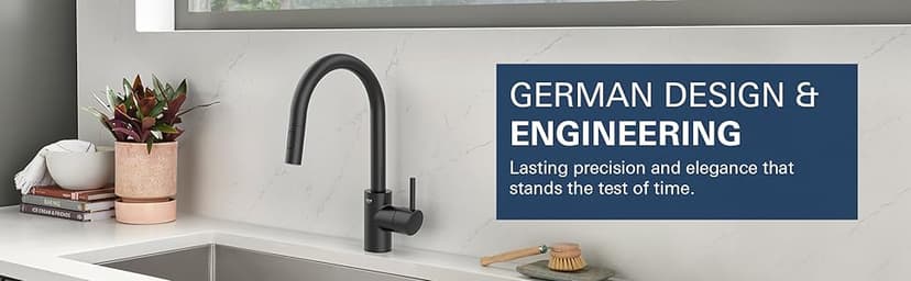 GROHE 32319003 Minta Pull-Down U Kitchen Faucet Chrome