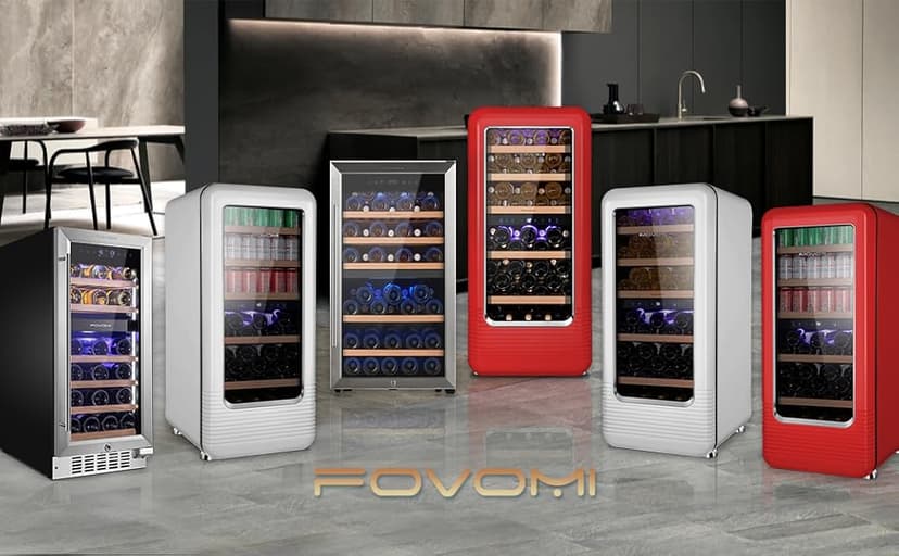 Wine Refrigerators,52-bottle Wine Fridge Cooler Freestanding Wine Refrigerator,(Bordeaux 750ml) Dual Zone Compressor Wine Cellar Chiller