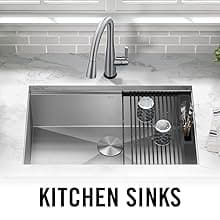 Delta Geist Brushed Nickel Bathroom Faucet 1 Hole, Single Hole Bathroom Sink Faucet for Vanity, Push-Pop Drain Assembly, SpotShield Brushed Nickel 15864LF-SP