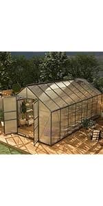 10'x10' Hardtop Gazebo, Heavy Duty Aluminum Permanent Hardtop Gazebo Outdoor Pavilion with Curtains and Netting for Garden (Khaki, 10'x10')