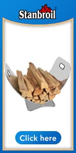 Stanbroil Large Ceramic Gas Logs, 10 Piece Set of Decoration Ceramic Wood Logs for All Types of Ventless, Gel, Ethanol, Electric, Gas Inserts, Propane, Indoor or Outdoor Fireplaces & Fire Pits