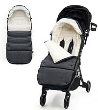 Momcozy ClickGo Lightweight Stroller, Compact Travel Stroller for Airplane with One-Click Fold, Baby Stroller and Toddler Stroller with Large Canopy for Kids from 0 Months, Extendable UPF50+ Canopy