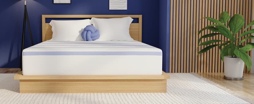 Vibe Gel Memory Foam Mattress, 12-Inch CertiPUR-US Certified Bed-in-a-Box, King, White