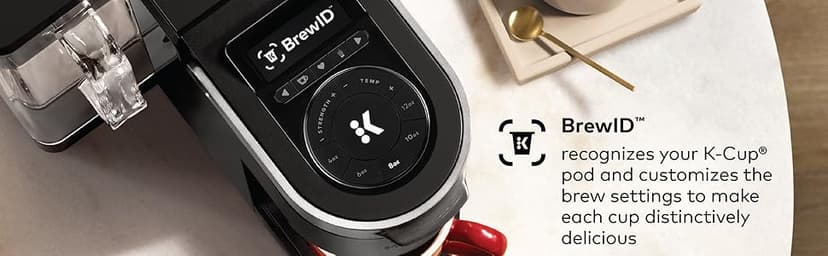 Keurig K-Supreme Plus SMART Coffee Maker, Single Serve K-Cup Pod Coffee Brewer, BREWID and MultiStream Technology, 78 Oz, Black