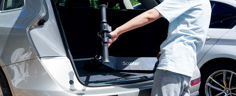 iScooter IK3/IK3Pro Electric Scooter for Kids Aged 6-12, LED Display, 3 Speeds, 3 Heights (IK3Pro), Magnetic Charging, 150W Motor, Colorful Lights