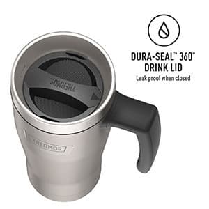 THERMOS ICON SERIES, Stainless Steel Mug, Granite, 16 oz