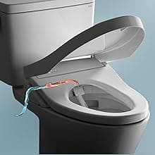 TOTO SW4734AT40#01 WASHLET+ Electronic Bidet Toilet Seat, Elongated, Cotton White