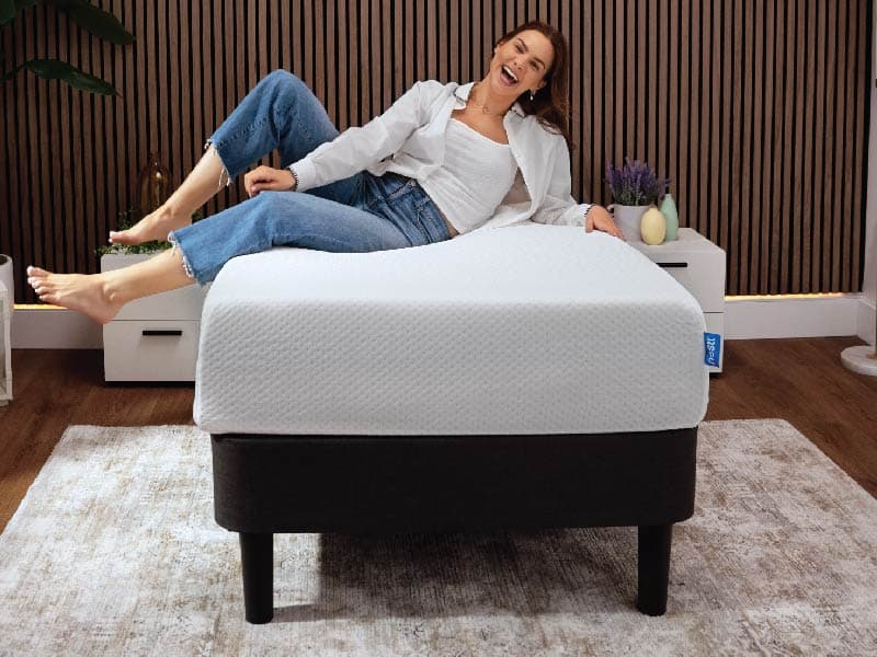 Nestl Green Tea Twin Mattress 8 Inch - Cooling Graphite Memory Foam Twin Mattress for Kids, Fiberglass Free Pressure Relief Supportive Bed in A Box, CertiPur-US Certified