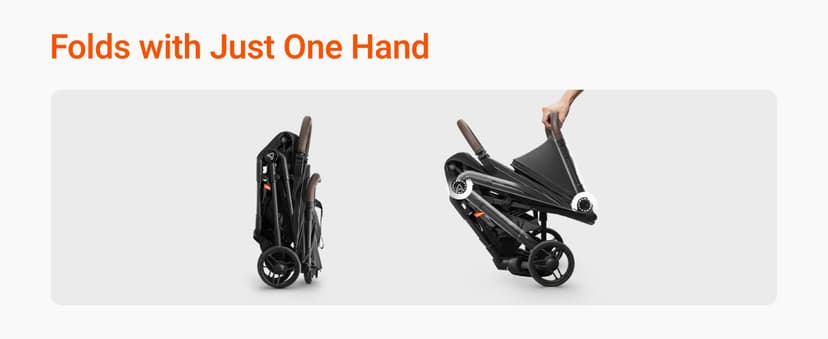 Lightweight Baby Travel Stroller with Carbor Fiber Frame, Compact & Airplane-Friendly, One-Handed Folding Design, 11.6 lbs, Perfect for Toddlers, Jet