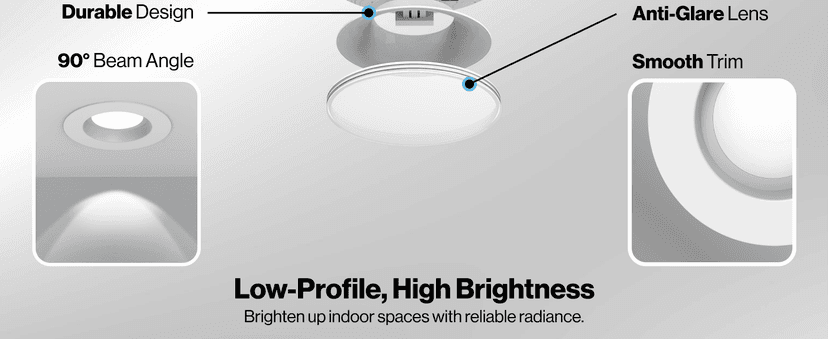 Sunco 12 Pack 6 Inch LED Can Lights, Retrofit Recessed Lighting, Smooth Trim, 965 LM, 13W (75W Equivalent), Selectable CCT 2700K/3000K/3500K/4000K/5000K, Dimmable, Damp Rated UL