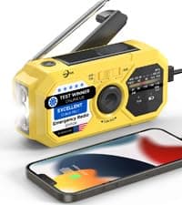 Crank Emergency Radio, Weather Radios5000mAh, Solar Radios with Hand Crank Emergencies, NOAA/AM/FM Weather Alert Radio, SOS Alarm,Flashlight & Reading Lamp, for Indoor Outdoor Survival