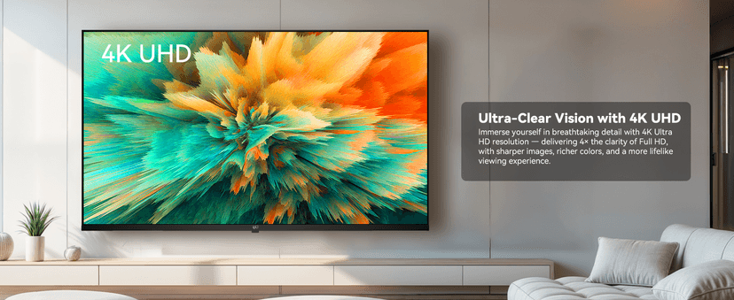 FPD 75 Inch Smart TV, 4K LED Google TV with Google Play Built-in Google Cast, HDR 10, Compatible with Dolby Atmos & Vision MEMC, Voice Assistant Remote, UHD Flat Screen Television (CG75 C3-2024)