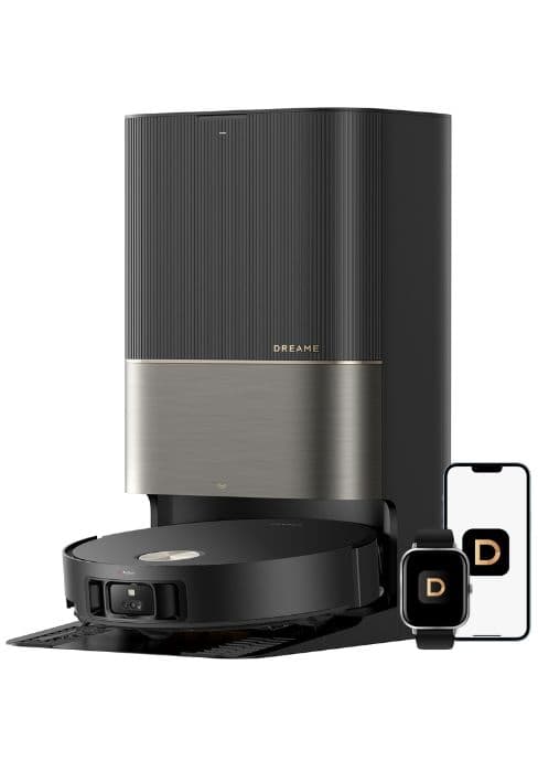 DREAME L10s Pro Ultra Heat Robot Vacuum and Mop Combo, Mop Extend, 7000Pa Suction, Auto Robot Care and Maintenance, 136°F Hot Water Mop Self-Cleaning, Obstacle Avoidance, Ideal for Hair, Carpets