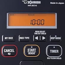 Zojirushi NW-JEC10BA Pressure Induction Heating (IH) Rice Cooker & Warmer, 5.5-Cup, Made in Japan