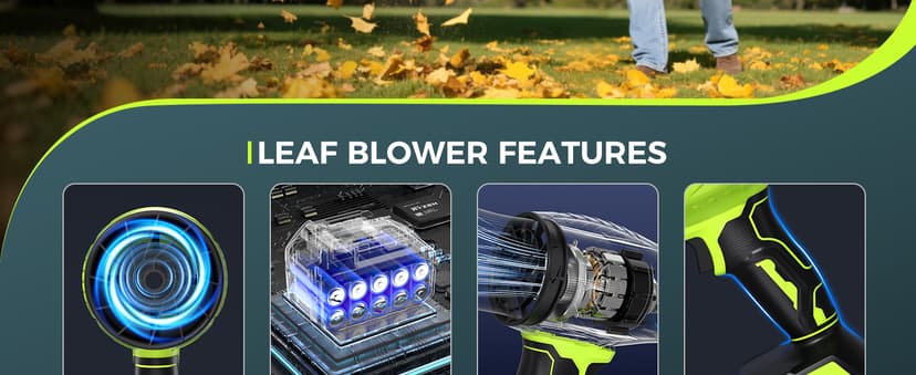 Leaf Blower Cordless with Battery and Charger, 500,000 RPM, Extended Nozzle, Lightweight Handheld Design, Turbo Jet Blower for Patio Cleaning,car Blowing Water, Lawn Care, Blowing Leaves and Dust