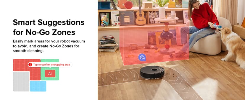 roborock Q5 Pro+ Robot Vacuum and Mop, Self-Emptying, 5500 Pa Max Suction, DuoRoller Brush, Hands-Free Cleaning for up to 7 Weeks, Precise Navigation, Perfect for Hard Floors, Carpets, and Pet Hair