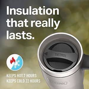 THERMOS ICON SERIES, Stainless Steel Mug, Granite, 16 oz