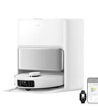 Mova P50 Pro Ultra Robot Vacuum and Mop, 19,000Pa Suction with Anti-Tangle Brush, Removable & Liftable Mop for Carpet & Floor, 167℉ Mop & Washboard Self Drying & Cleaning, Auto Empty & Refill