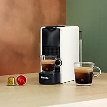 Nespresso Essenza Mini Espresso Machine by Breville with Milk Frother,20.3 fl oz, Piano Black