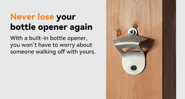 Modern Shade The Aura Cedar Wood Entertainment Bar Center, Wood Gazebo Grill Pavilion with Shelves & Paper Towel Holder, Grill Gazebo with Hardtop Steel Roof,TV Mount, Power Strip for Patio, Garden