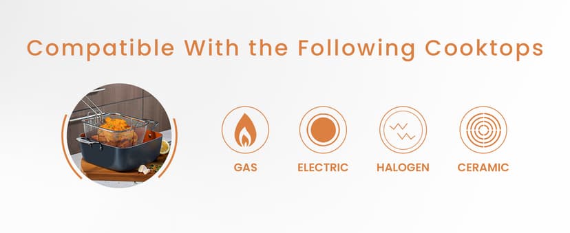 Gotham Steel True 20 Pc Ceramic Cookware Set Nonstick, Ceramic Pots and Pans Set Non Stick with Deep Square Pan Set & Bakeware Set, Non Toxic PFOA PFOS Free, Oven & Dishwasher Safe, No Cheater Pieces