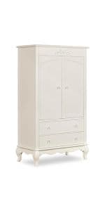 Evolur Aurora 5-in-1 Convertible Crib in Dusty Rose, Greenguard Gold Certified, Features 3 Mattress Height Settings, Sturdy and Spacious Baby Crib, Wooden Furniture