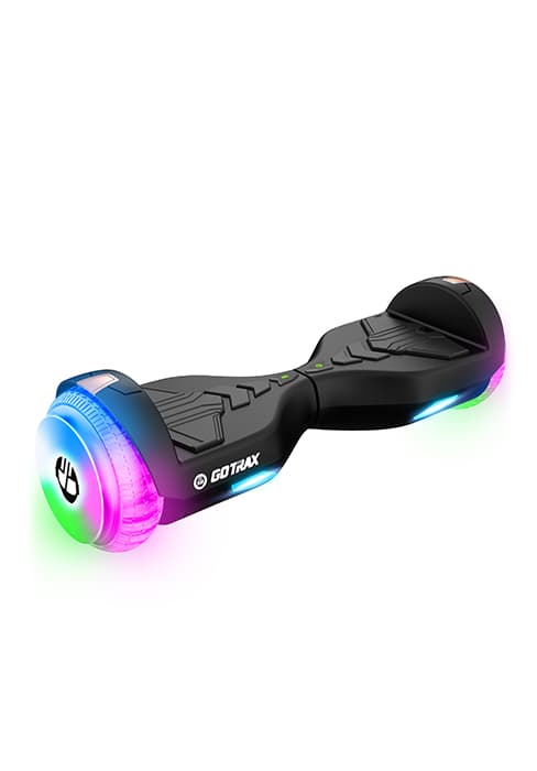 Gotrax Hoverboard with 6.5" LED Wheels & Headlight, Max 4/5 Miles Range, 6.2mph Power by Dual Brushless Motor, UL2272 Certified and 50.4Wh/65.52Wh Battery Self Balancing Scooters for 44-176lbs Kids