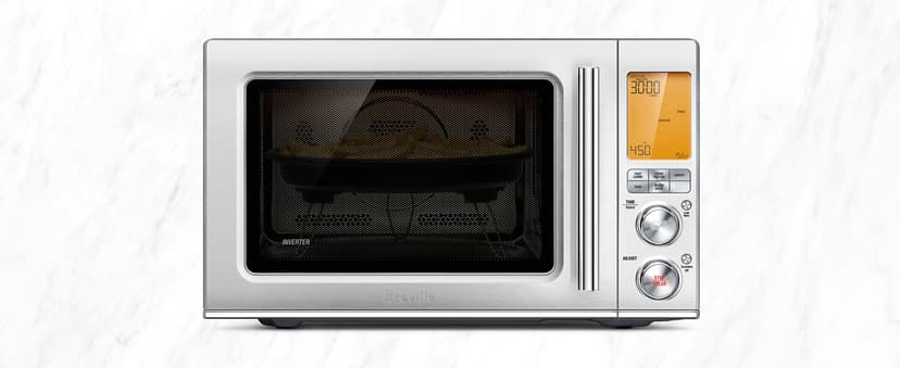Breville BMO870BSS Combi Wave 3-in-1 Microwave, Air Fryer and Convection Oven, Brushed Stainless Steel