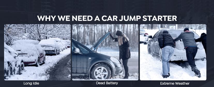 YaberAuto 9-in-1 Jump Starter with Air Compressor 5500A 150PSI Portable Car Battery Jump Starter (All Gas/10L Diesel), Jump Box Car Battery Jumper Starter Portable Jumper Cables, 150W DC, Lights