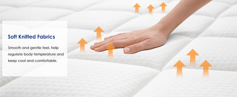 Queen Mattress,10 Inch Gel Memory Foam and Innerspring Hybrid Mattress in a Box with Individual Pocket Spring for Motion Isolation & Silent Sleep,CertiPUR-US,100 Nights Trial