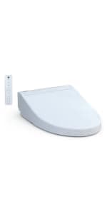 TOTO SW4726AT40#01 WASHLET+ Electronic Bidet Toilet Seat, Elongated, Cotton White