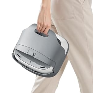 Baby Booster Seats, Toddler Booster Seat for Dining Table with Adjustable Straps, Portable Compact Portable Baby Chair for Dining and Travel (Grey)