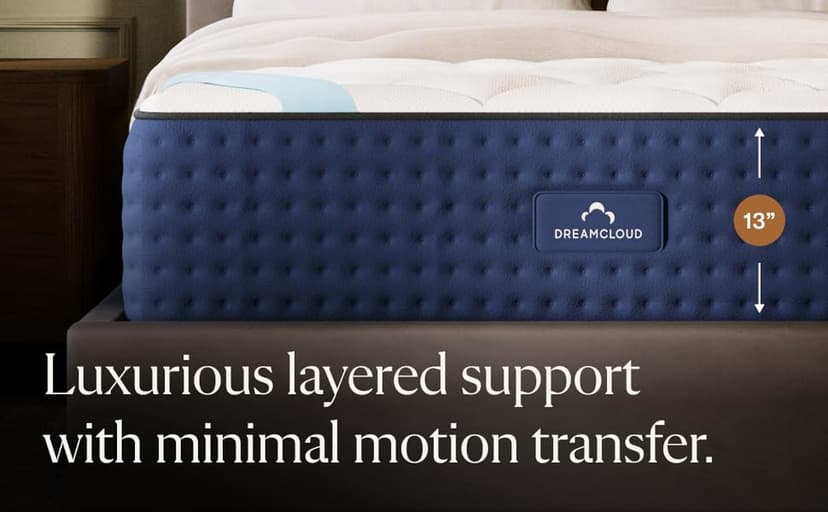 Premier 13" Full Mattress - Luxury Hybrid Memory Foam - 365 Night Trial - Premium Pressure-Relieving Layers - Forever Warranty - Mattress in a Box - CertiPUR-US Certified