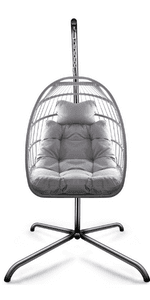 Hammock Chair Stand(Stand Only), Stand for Hanging Egg Chair/Swing Chair, Indoor/Outdoor Hanging Chair Stand Only, Heavy Duty 330Lbs Weight Capacity