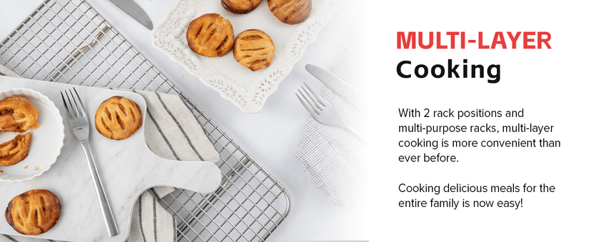 Nuwave Bravo Air Fryer Toaster Smart Oven, 10-in-1 Countertop Convection, 1800 Watts, 21-Qt Capacity, 50°-450°F Temp Controls, Top and Bottom Heater Adjustments 0%-100%, PFAS Free, Stainless Steel