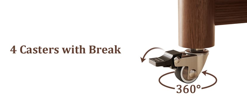 Solid Wood Coat Rack with Fabric Basket - Coat Hanger Stand Coat Tree Rack Freestanding with 9 Hooks Wheels, Small Clothes Rack For Entryway Bedroom Hallway Living Room