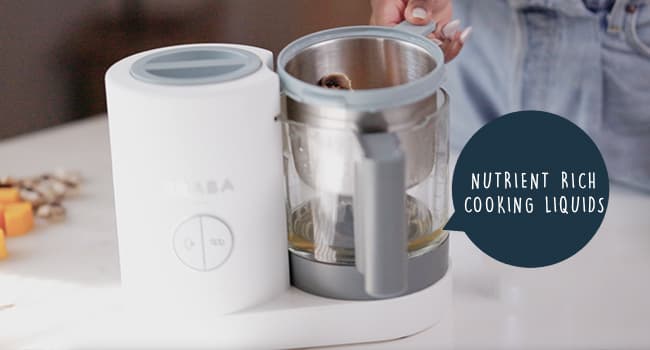 BEABA Babycook Neo Baby Food Maker | Non-Toxic Glass & Stainless Steel | Trusted by Celebrity Moms | Sustainable Baby Food Processor | Global Leader | 34 Servings in 20 Mins