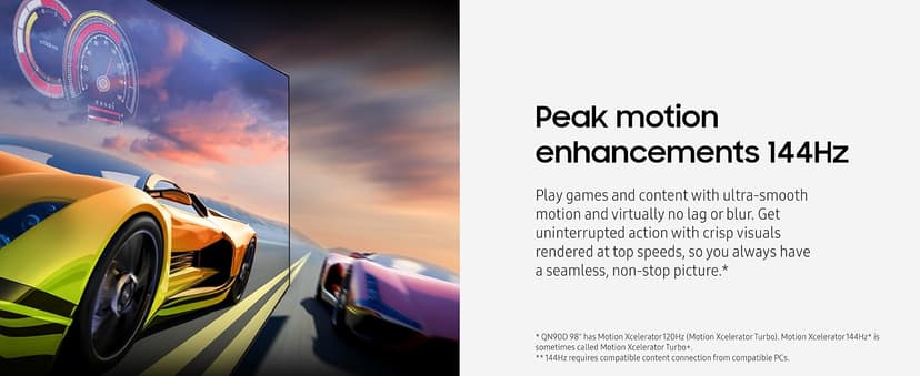 Samsung 50-Inch Class Neo QLED 4K QN90D Series Mini LED, Neo Quantum HDR+ Smart TV w/Dolby Atmos, Object Tracking Sound+, Motion Xcelerator, Real Depth Enhancer Pro, Alexa Built-in (QN50QN90D, 2024)