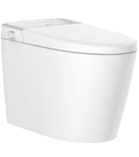 LEIVI Smart Bidet Toilet Seat with Wireless Remote and Side Panel, Multiple Spray Modes, Adjustable Heated Seat, Warm Water and Air Dryer, Auto LED Nightlight, Elongated