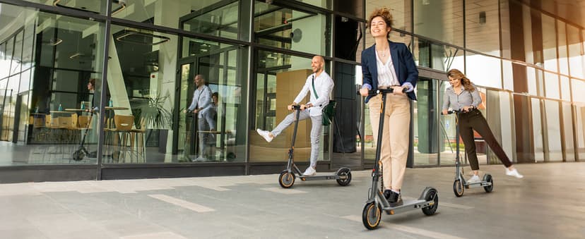 MAXSHOT Electric Scooter Adults & Big Kids, 350W Powerful Motor, Top Speed 16/19MPH, 12/16/19/21Miles Range, 8.5" Solid Tires Folding Commuter Escooter with Dual Suspension for Commuting, APP Control