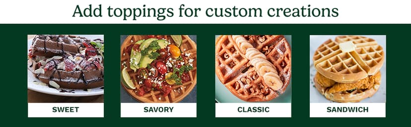 Cuisinart Double Flip Belgian Waffle Maker, 180° Flip, Ready Indicator Light, 1400W Nonstick Waffle Iron Plates, WAF-F40, Black/Stainless