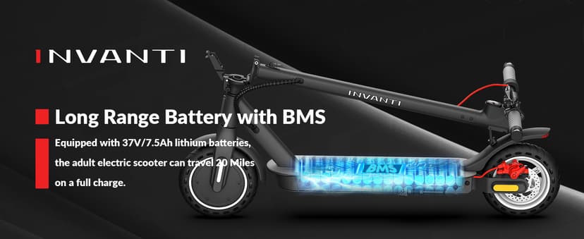 E30 Electric Scooter with Smart APP, 19.9 Miles Range & 18 MPH, 350W Motor, 8.5" Solid Tires, Rear Suspension and Turn Signals, Foldable Electric Scooter for Adults and Teens