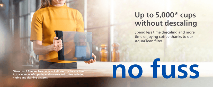 PHILIPS Series 3300 Fully Automatic Espresso Coffee Machine - 6 Hot & Iced Drinks, LatteGo Milk System, 40% Quieter SilentBrew, Ceramic Grinder, Aquaclean Filter, Glossy Black (EP3341/50)