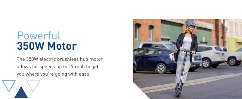 Hiboy S2 Series Electric Scooter, 8.5"-12" Tires, Up to 17-38 Miles Range, 350W/500W Powerful Motor & 19/23 MPH Portable Folding Commuting Electric Scooter for Adults with Double Braking System