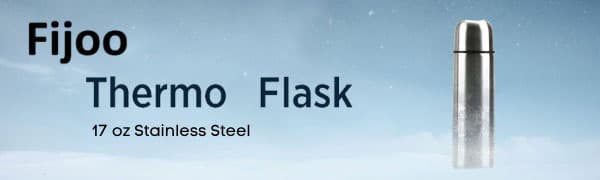 Best Stainless Steel Coffee Thermo | BPA Free & Triple Wall Insulated | Hot Water & Cold Drinks for Hours | Perfect for Biking, Backpack, Camping, Office | Fits Most Car Cupholders (500 ML)